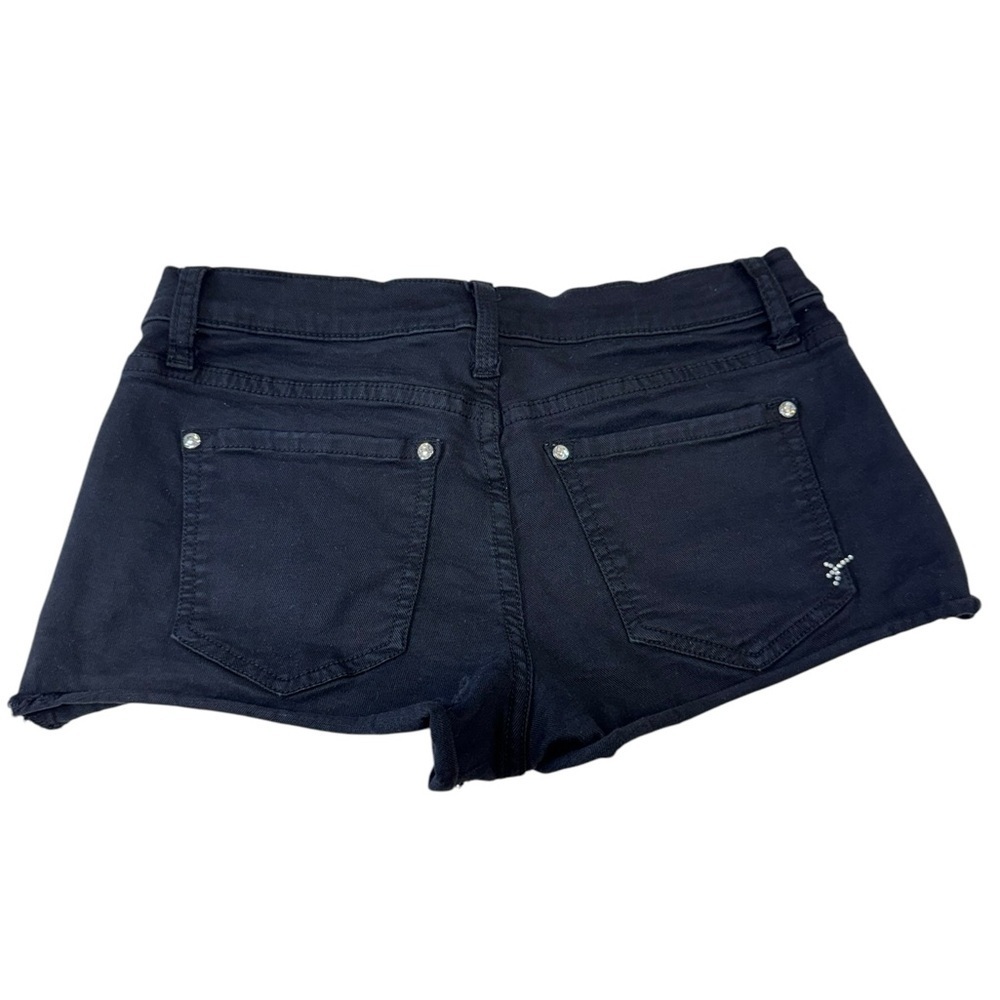 bebe.  Black Jean Shorts Fitted Style - Picture 2 of 7